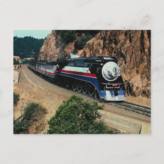 1 American Freedom Train (SP) 4449, Cape Horn, CA Briefkaart (Voorkant)