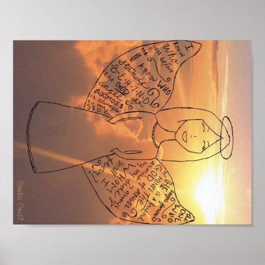 1 "Angel Armies" Angel + Chris Tomlin tekst Poster (Voorkant)