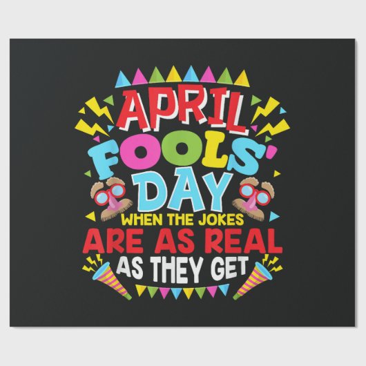 1 april cadeaupapier (Vlak)