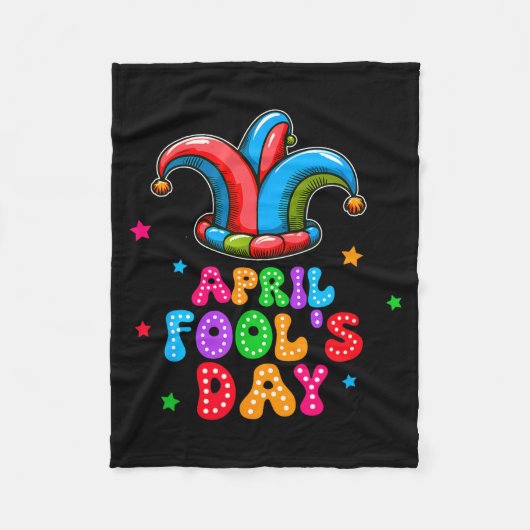 1 april grap grap grap grap cadeau fleece deken (Voorkant)