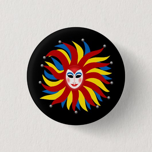 1 april grapprankdag ronde button 3,2 cm (Voorkant)