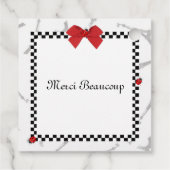 1 april in Parijs Bedankjes Labels (Achterkant)