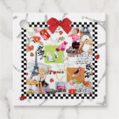 1 april in Parijs Bedankjes Labels (Voorkant)