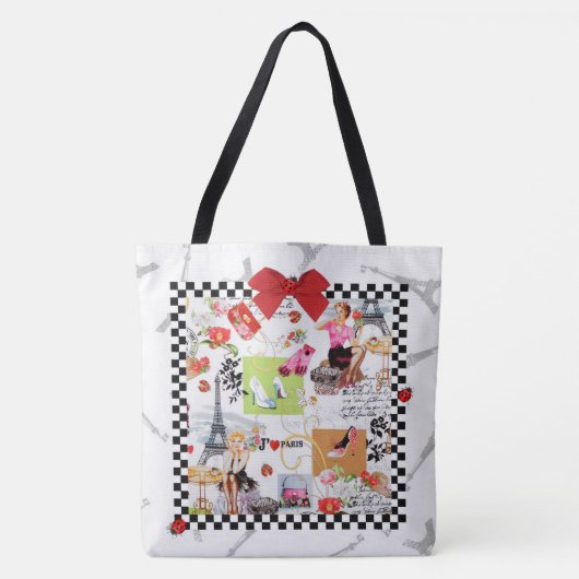 1 april in Parijs Tote Bag (Voorkant)