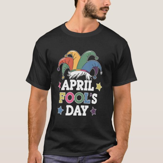1 april narrenhoed grappig grap cadeau t-shirt (Voorkant)