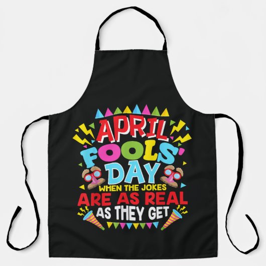 1 aprilgrap schort (Voorkant)