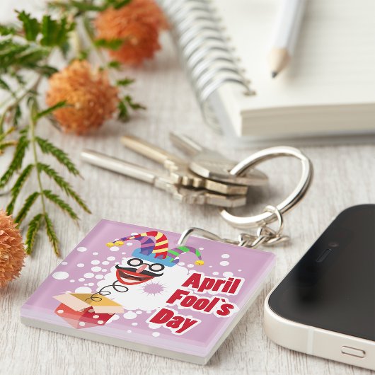 1 aprilgrapjes dag sleutelhanger