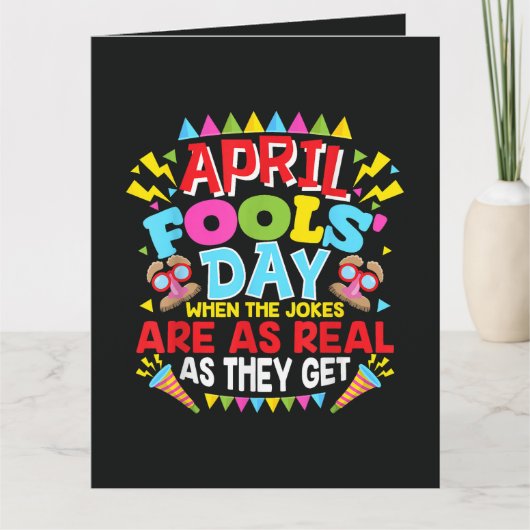 1 aprilgrappen bedankkaart (Voorkant)
