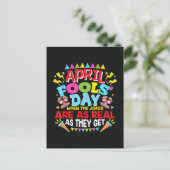 1 aprilgrapperdag briefkaart (Staand voorkant)