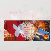 1.augustus - Nationale Zwitserse feestdag - Briefk (Voorkant / Achterkant)