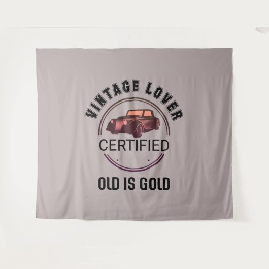 1.autoliefhebber vintage wandkleed (Voorkant (horizontaal))