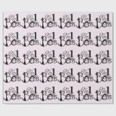 #1 baas dame grappige werkpapieren cadeaupapier (Vlak)