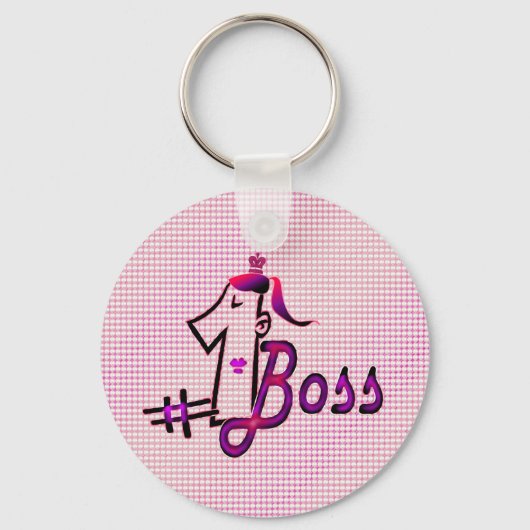 #1 baas sleutelhanger (Voorkant)