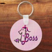 #1 baas sleutelhanger (Voorkant)