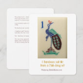 1 bamboestel - Toelichting Kaart (Voorkant / Achterkant)