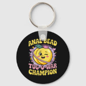 #1 Bead Tug O War Champion Naughty Adults Gag Joke Sleutelhanger (Voorkant)