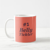 #1 Belly Tickler (oranje) Koffiemok (Links)