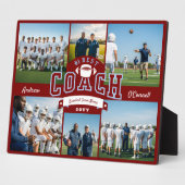 #1 Best Football Coach Photo Appreciation Gift Fotoplaat (Zijkant)