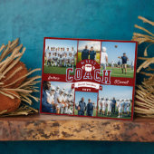 #1 Best Football Coach Photo Appreciation Gift Fotoplaat (Zijkant)