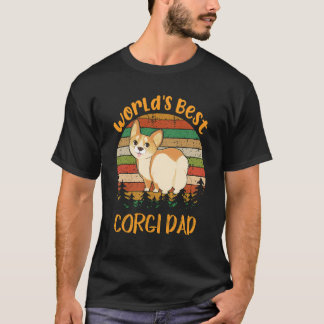 1 Beste Corgi-vader ter Wereld T-shirt