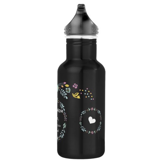 # 1 Beste moeder gepersonaliseerde aandenken Waterfles (Rechts)