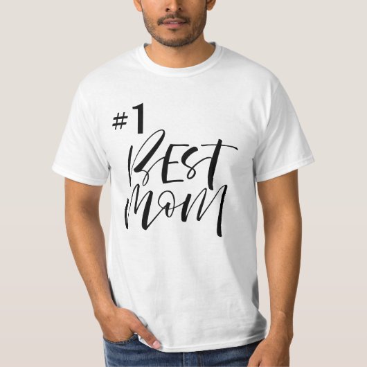 #1 BESTE MOEDER T-SHIRT (Voorkant)