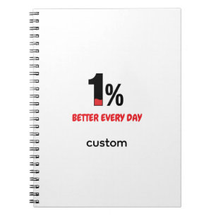 1% Beter Elke Dag – Dagelijkse Motivatie voor Voor Notitieboek