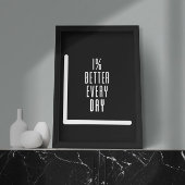 1% Betere Canvas Motivatie kunst aan de muur