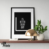 1% Betere Canvas Motivatie kunst aan de muur