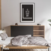 1% Betere Canvas Motivatie kunst aan de muur