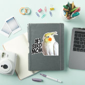 #1 Bird Ma Cute Cockatiel Moederdag Pet Bird Sticker (iPad Cover)