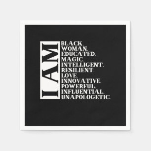 1 Black Woman Gezegde I Am Manuel.Png Servet