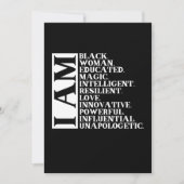 1 Black Woman Saying I Am Manuel.Png Save The Date (Voorkant)