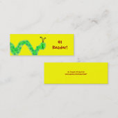 #1 Bladwijzer bladwijzer voor lezer Mini Visitekaartje (Voorkant / Achterkant)