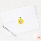 1 blij ronde sticker (Envelop)