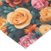 #1 Bloemen patroon Tafelkleed (Gekanteld)