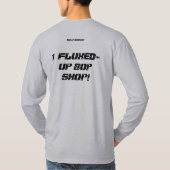 #1 BOP SHOP +, FLUX FUX = T-SHIRT (Achterkant)