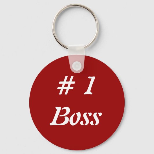 #1 Boss Sleutelhanger (Voorkant)