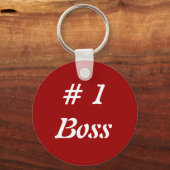 #1 Boss Sleutelhanger (Voorkant)