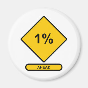 1 % boven magneet