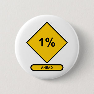 1 % boven ronde button 5,7 cm