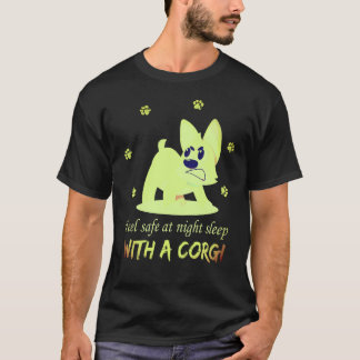 1 Boze Kleine Corgi Grommend En Zijn Tanden Laten T-shirt