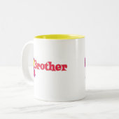 #1 Broeder Tweekleurige Koffiemok (Voorkant links)