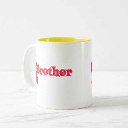 #1 Broeder Tweekleurige Koffiemok (Voorkant links)