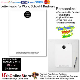 1 Business White Logo Letterhead Business Brand  Briefhoofd