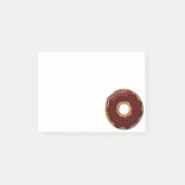 1 Cartoon Chocolade Donut Design Post-it® Notes (Voorkant)