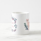 #1 Cat Parent Cute Cat Peach Design Koffiemok (Center)