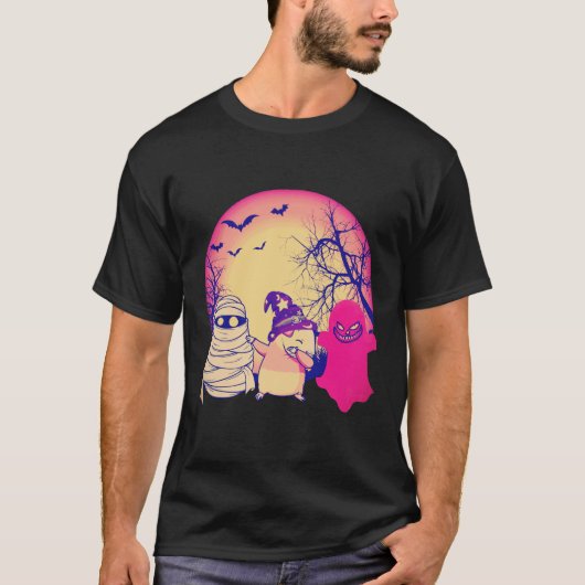 1 Cavia Halloween Pompoen T-shirt (Voorkant)