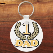 #1 CHAMPION Dad sleutelhanger (Voorkant)