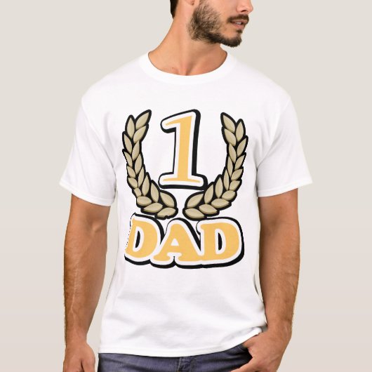 #1 CHAMPION Dad T shirt (Voorkant)